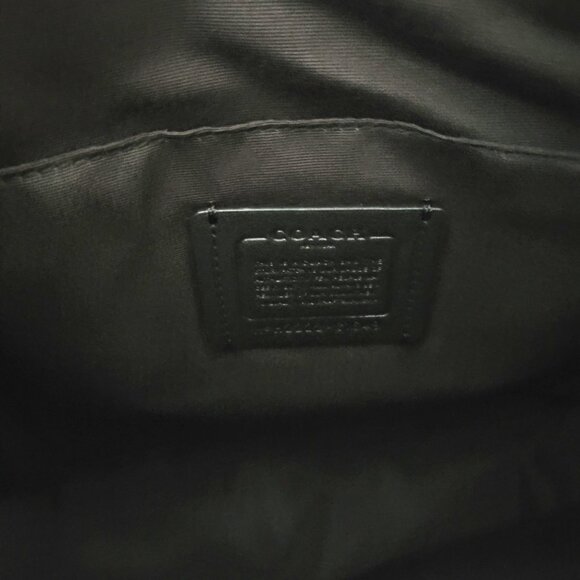 Coach C1649 Signature Ellie File Bag Crossbody Handbag Khaki Black - Picture 7 of 7